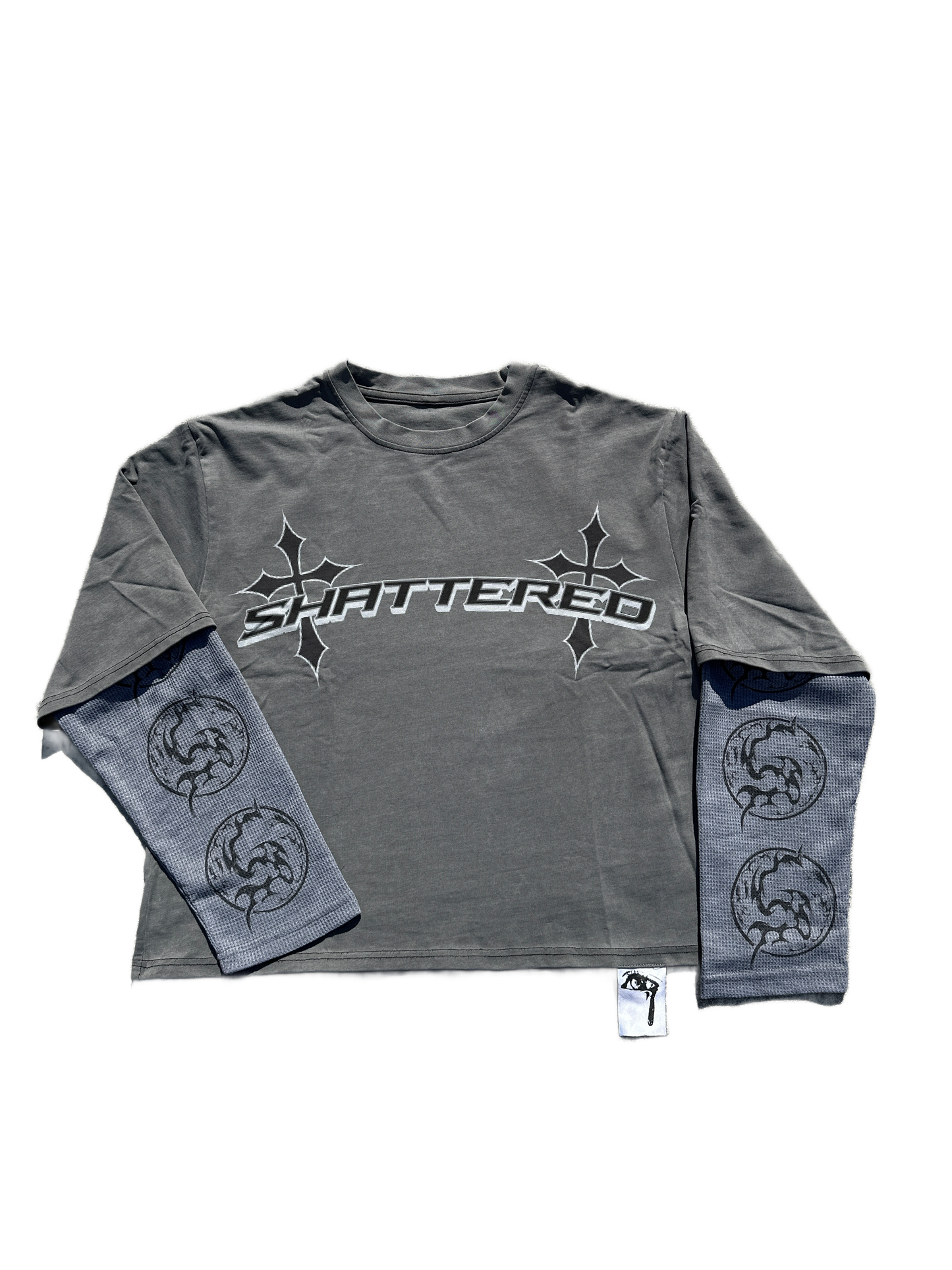 "LHHK" DOUBLE LAYERED TEE