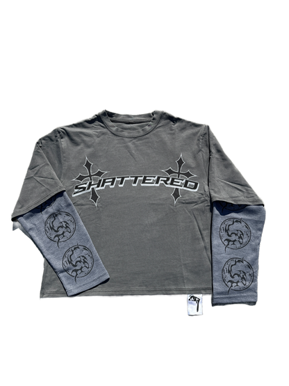 "LHHK" DOUBLE LAYERED TEE