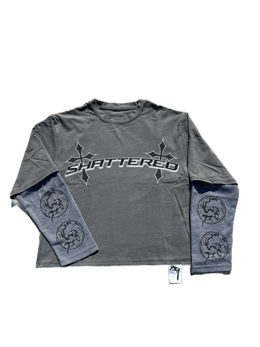 "LHHK" DOUBLE LAYERED TEE