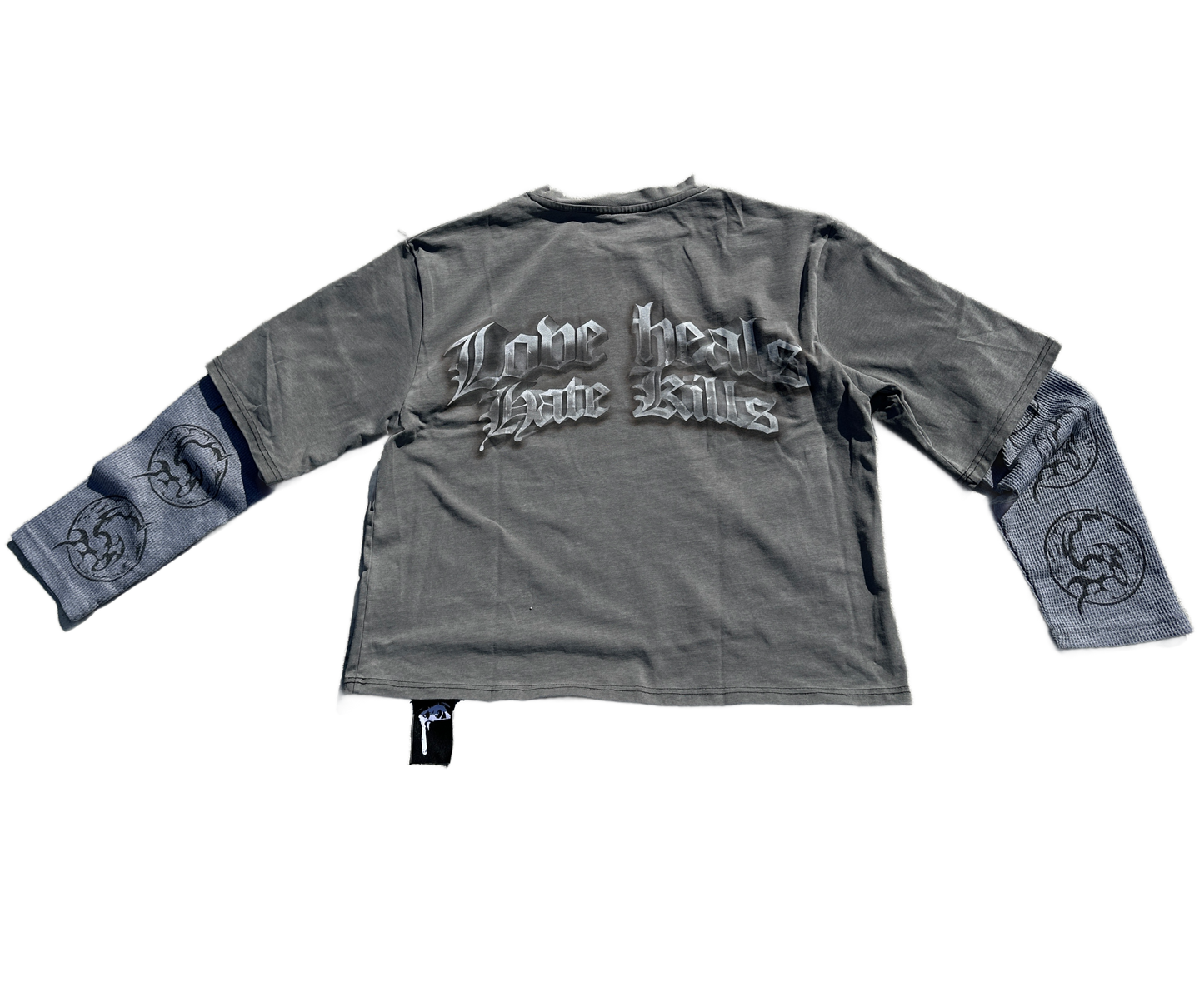 "LHHK" DOUBLE LAYERED TEE