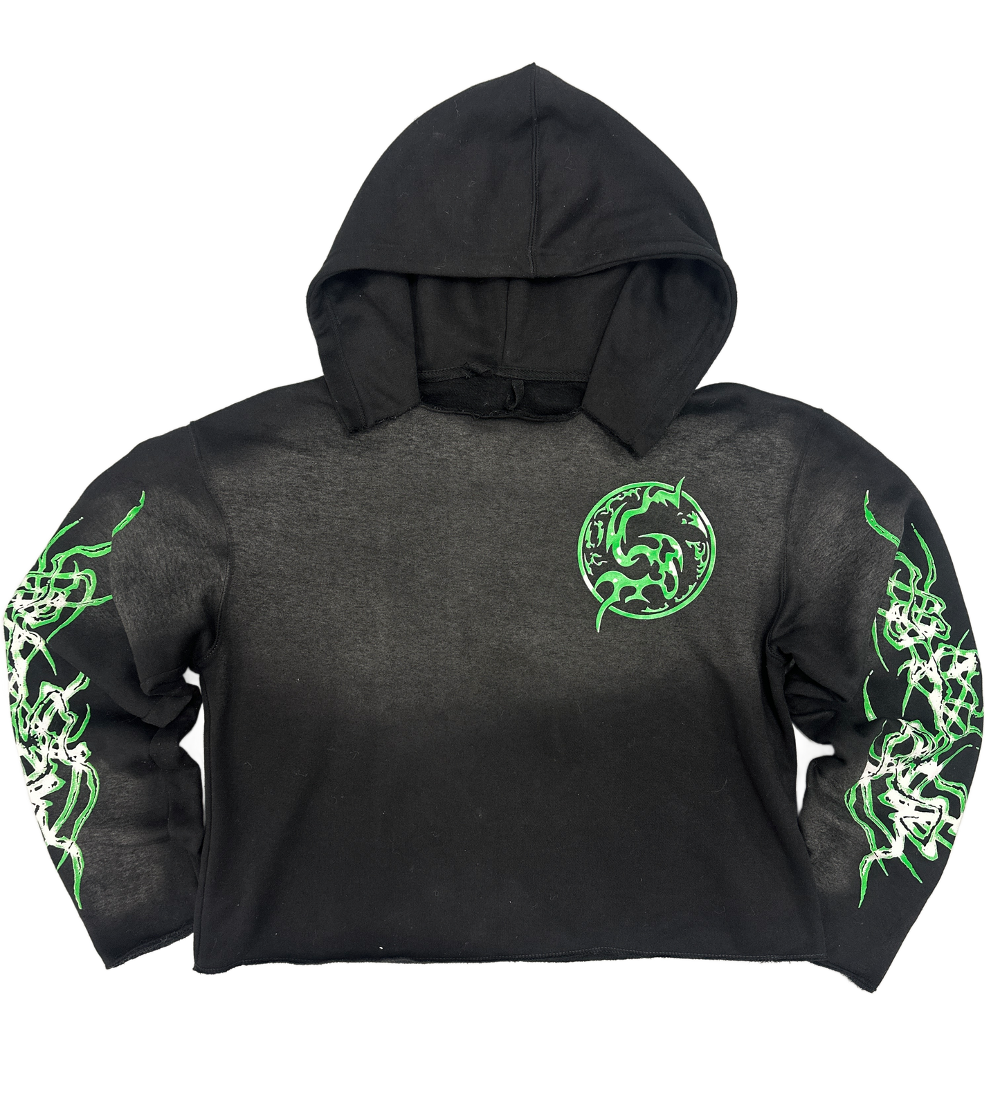 "Reshape Reality" Cropped Hoodie