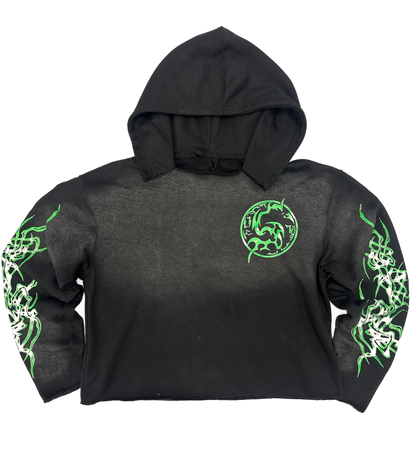"Reshape Reality" Cropped Hoodie